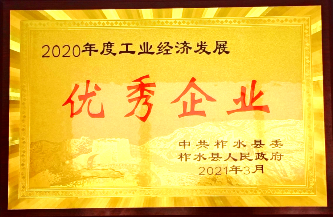 龍鋼集團(tuán)大西溝礦業(yè)公司榮獲“2020年度工業(yè)經(jīng)濟(jì)發(fā)展優(yōu)秀企業(yè)”榮譽(yù)稱號